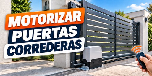 Motorizar puerta corredera Valencia
